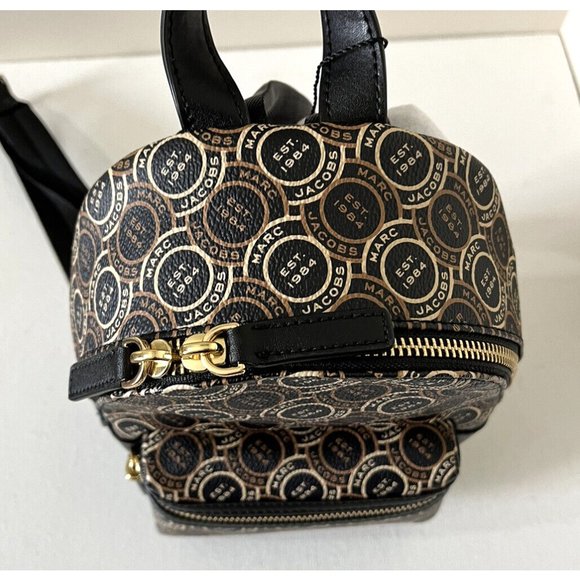 New Marc Jacobs Small Logo Backpack Multi - Picture 2 of 6